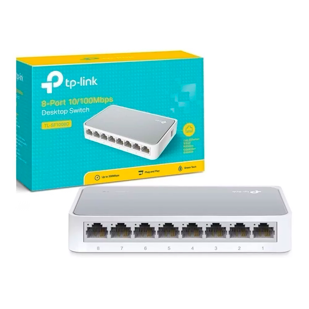 switch tp-link 8 puertos principal